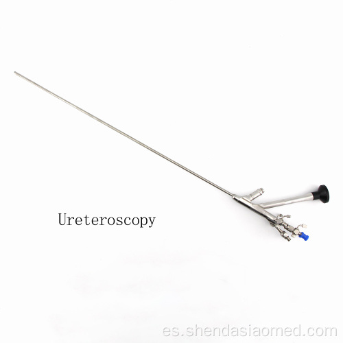 Conjunto de uretoscopio de urología de fibra óptica médica